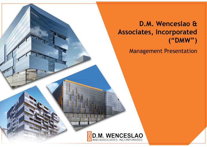 d m wenceslao associates incorporated dmw