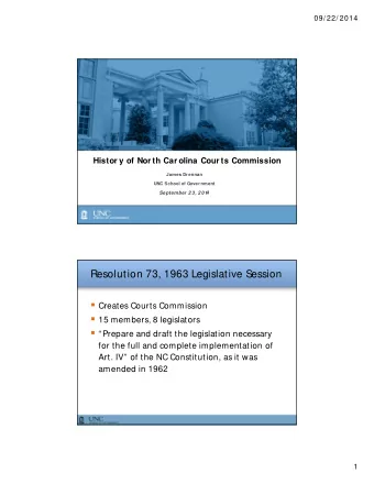 1964  &quot;In the 1660's the English Crown instructed  the Lord Proprietors to build a system