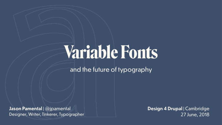 variable fonts