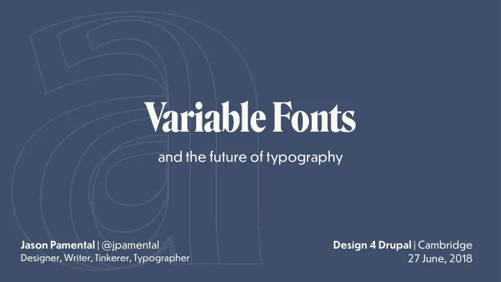 variable fonts