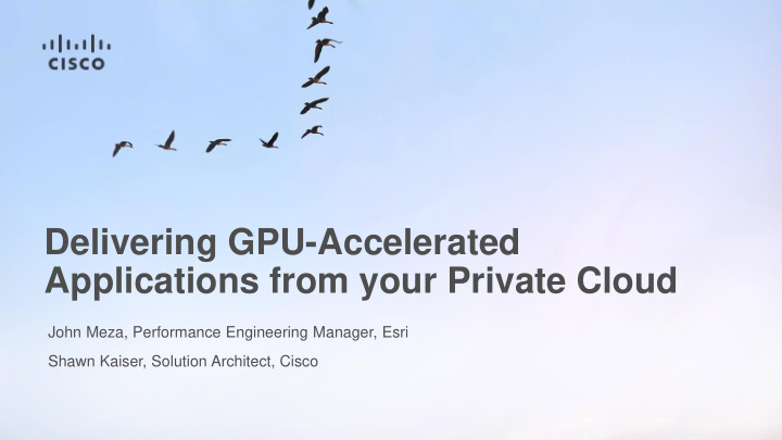 applications from your private cloud