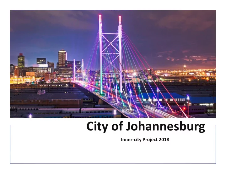 city of johannesburg