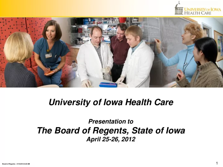 university of iowa health care