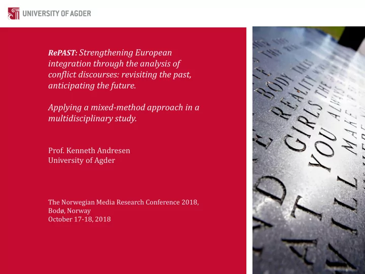 repast strengthening european integration through the