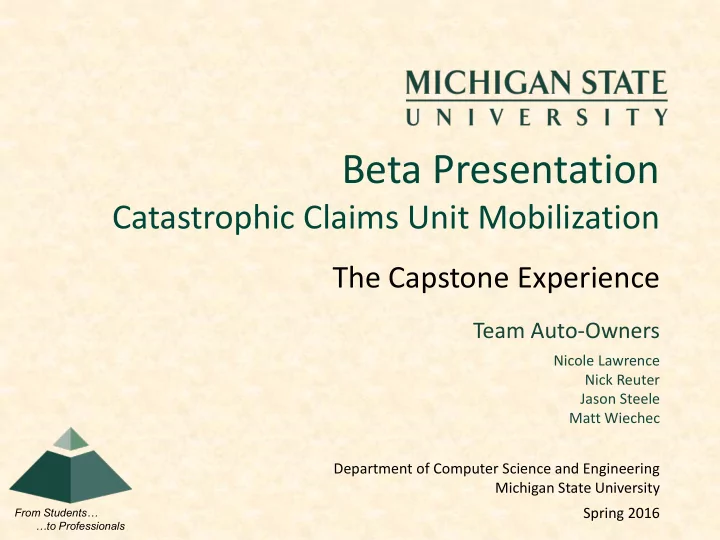 beta presentation