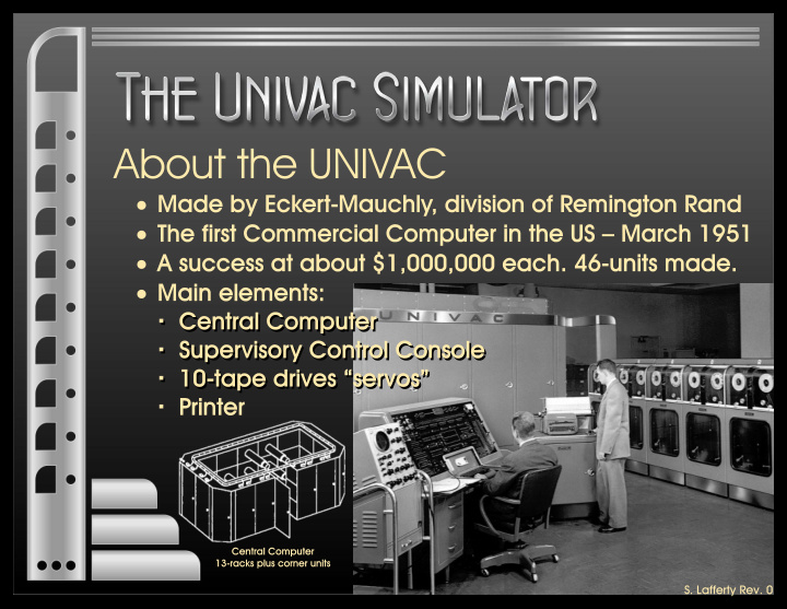 about the univac