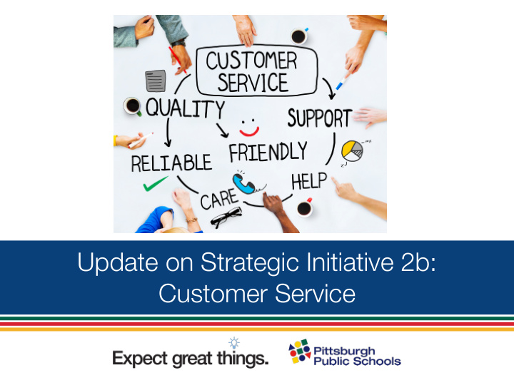 update on strategic initiative 2b customer service