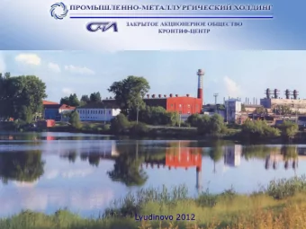 Lyudinovo 2012  TYPES OF PRODUCTS  Production facilities  The Company has two main foundries: