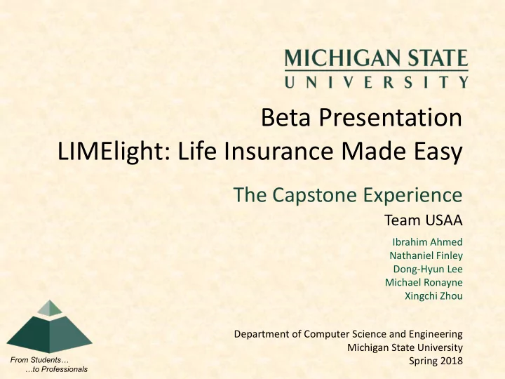 beta presentation
