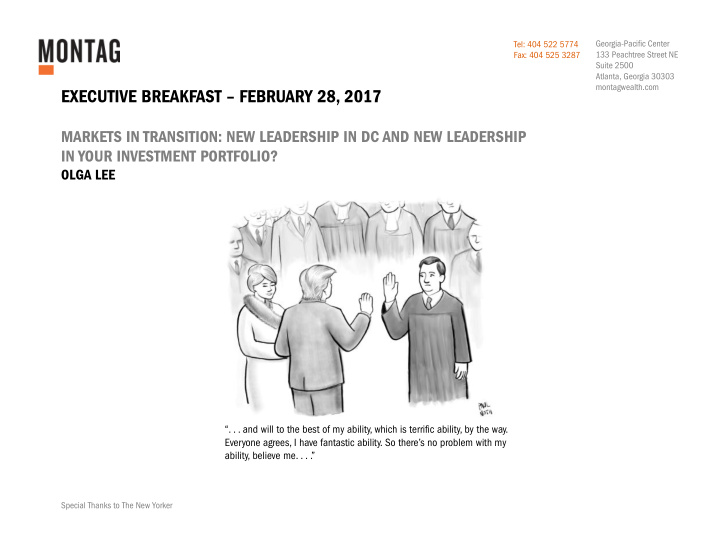 executive breakfast february 28 2017