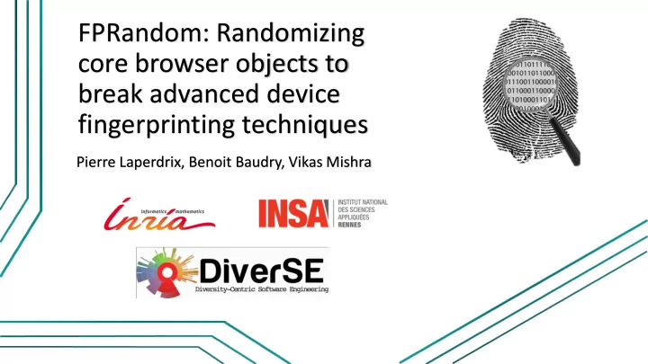 fprandom randomizing