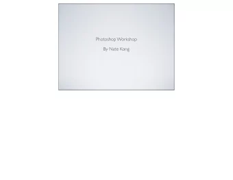 Photoshop Workshop  By Nate Kong  Original  Cropped  Original  Filters  Original  B&amp;W  Original