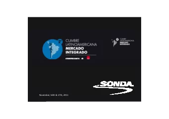 November, 16th &amp; 17th, 2011  Company Overview  Largest Latin American IT Services provider  and