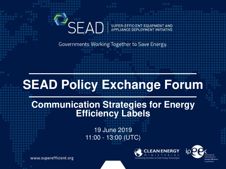 sead policy exchange forum