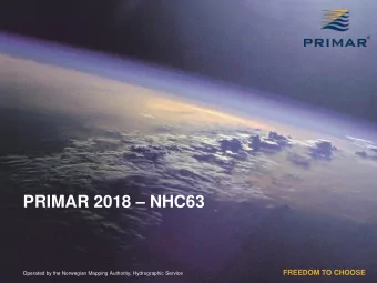 PRIMAR 2018  NHC63  FREEDOM TO CHOOSE  Operated by the Norwegian Mapping Authority, Hydrographic