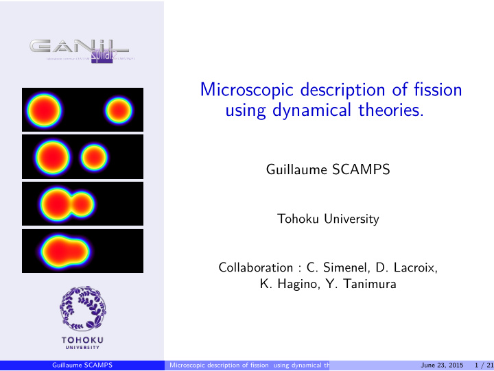 microscopic description of fission using dynamical