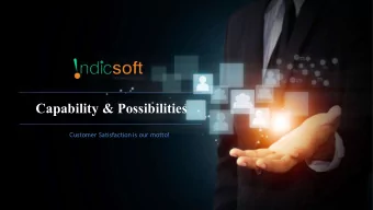 Capability &amp; Possibilities  Customer Satisfaction is our motto!  Service Offerings  Responsive