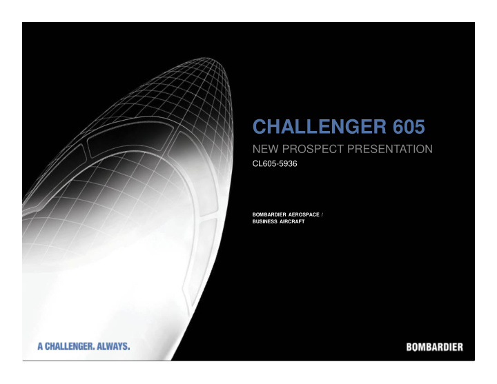 challenger 605