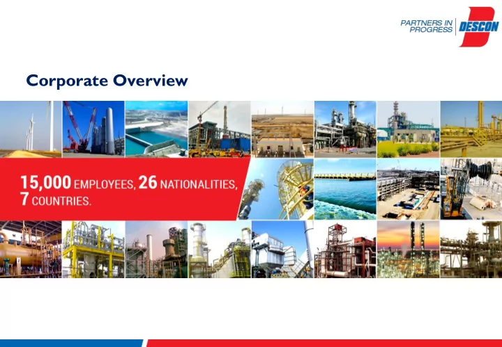 corporate overview