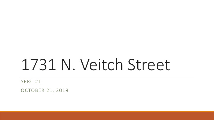 1731 n veitch street