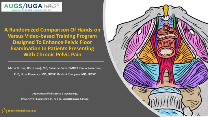 a randomized comparison of hands on versus video based