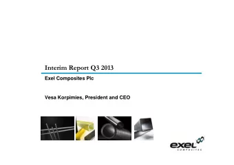 Exel Composites Plc  Vesa