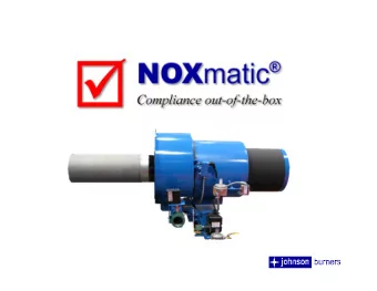 Your Problem  New ultra low NOX requirement  Compliance deadline coming  No time for
