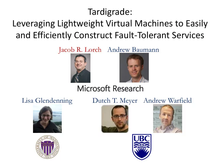 leveraging lightweight virtual machines to easily