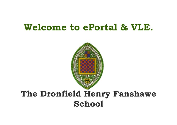 welcome to eportal vle