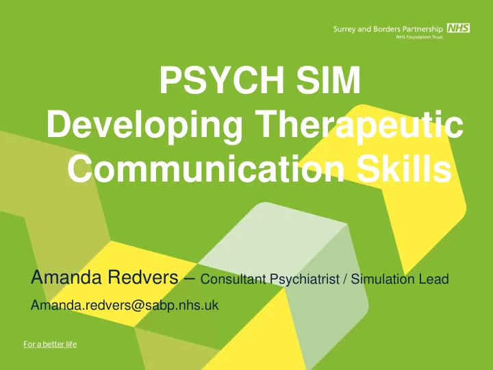 psych sim