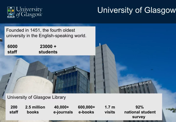 university of glasgow