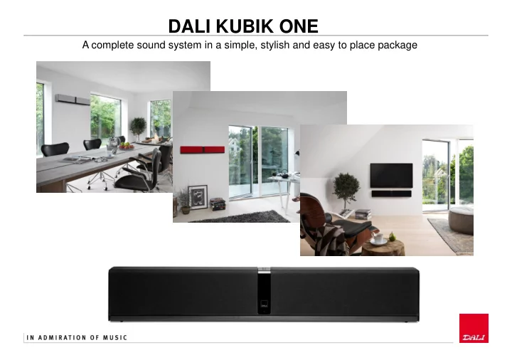 dali kubik one