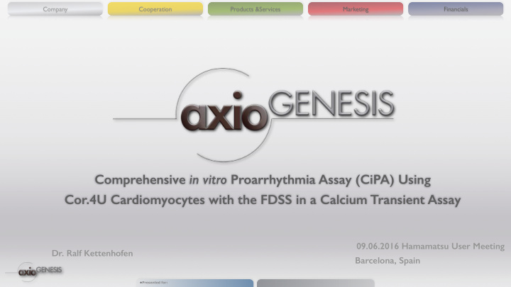 comprehensive in vitro proarrhythmia assay cipa using cor