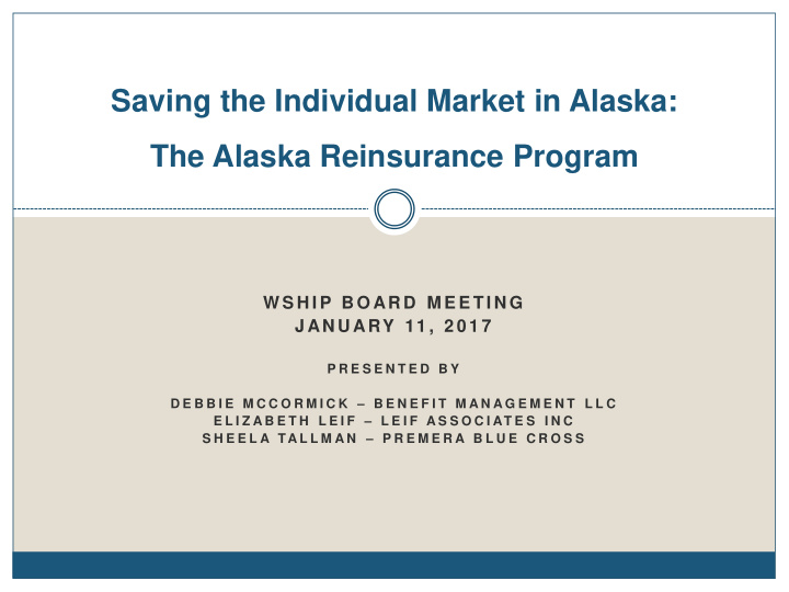 saving the individual market in alaska the alaska