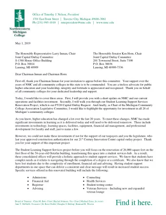 Find it here. Board of Trustees:  Chris M. Bott, Chair | Rachel Johnson, Vice Chair | Michael