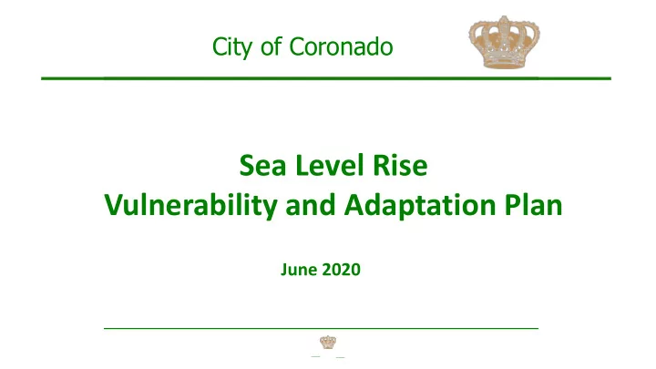sea level rise