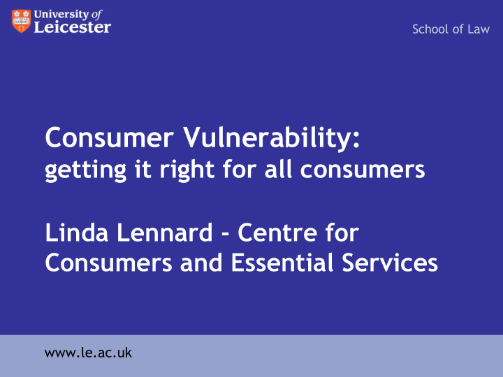 consumer vulnerability