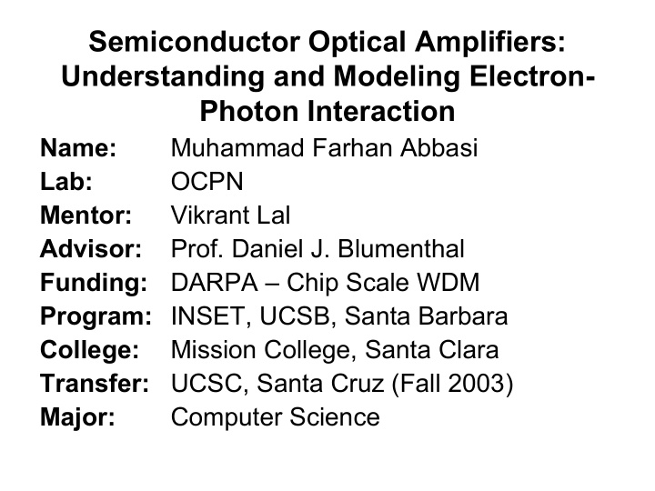 semiconductor optical amplifiers understanding and