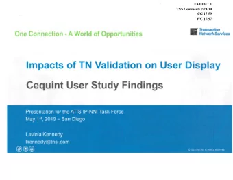 EXHIBIT 1  TNS Comments 7/24/19  CG 17-59  WC 17-97