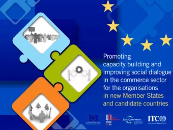 06/02/2014  E. Toth  2  PART I  Context  Challenges of New Member States  addressed in  ITC-ILO