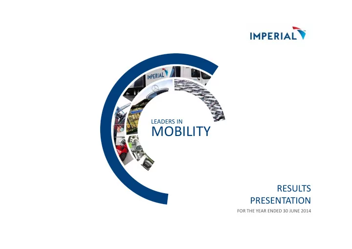 mobility