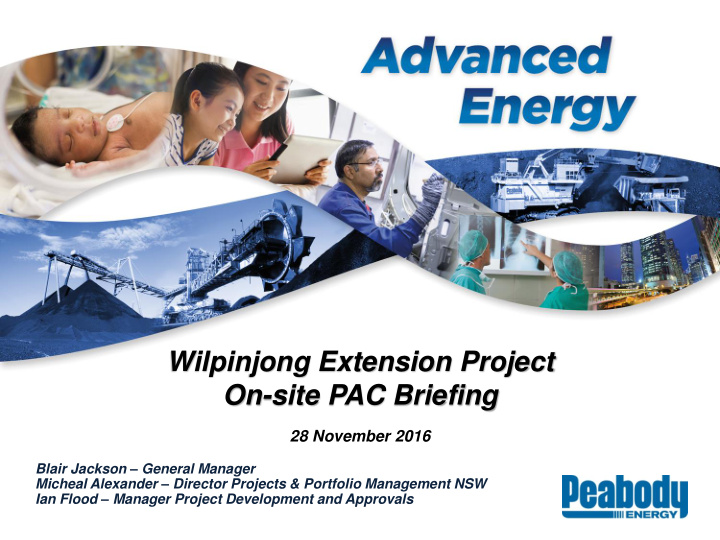 wilpinjong extension project on site pac briefing