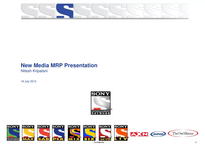 new media mrp presentation