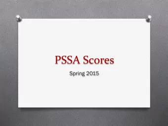 PSSA  Scores    Spring 2015  Statewide  Non-Proficiency   Grade Reading  ELA Loss