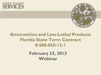 Todays Presenters  Mark Lovell, Division of State Purchasing  Associate Category Manager