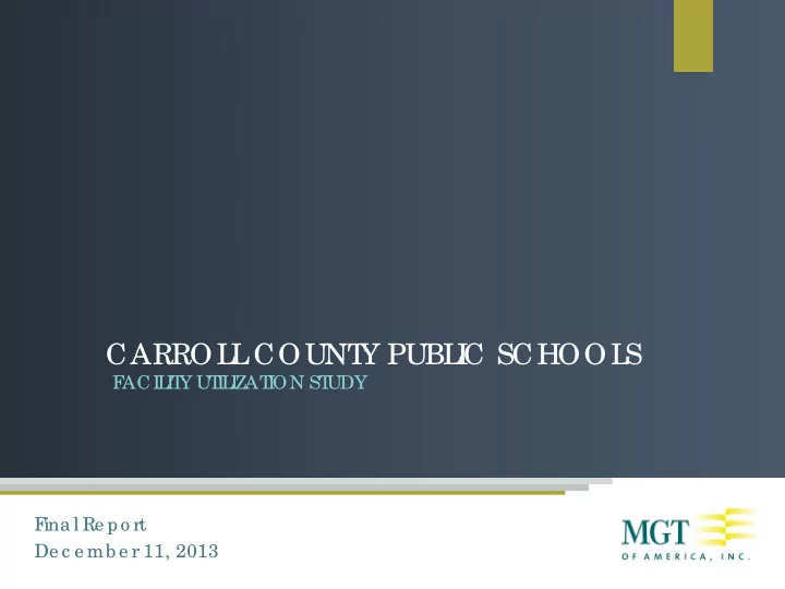 carrol l count y publ i c school s