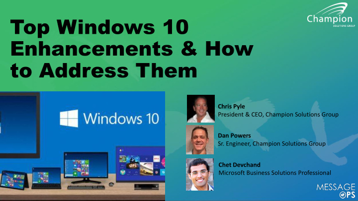 top windows 10 enhancements how
