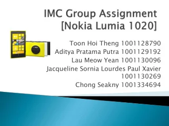 Toon Hoi Theng 1001128790  Aditya Pratama Putra 1001129192  Lau Meow Yean 1001130096  Jacqueline