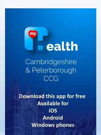 Download this app for free  Available for  iOS  Android Windows phones Awareness and promotion