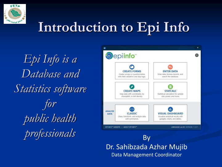 introduction to epi info